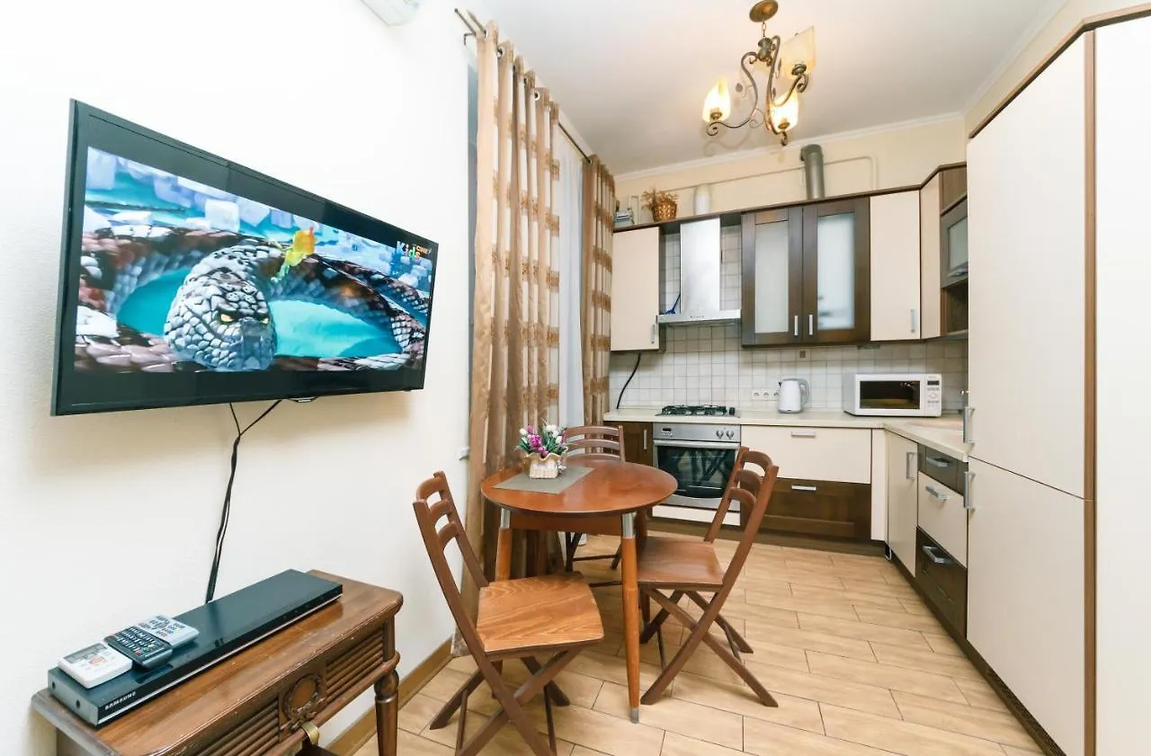 Apartmán Квартира В Тихом Месте Шумного Мегаполиса Kyjev